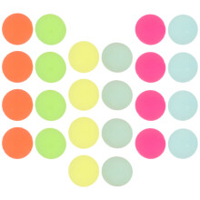 120Pièces Balles Fluo En Caoutchouc Résistantes Multicolores Pour Jeu