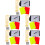 5Sets Draagbare Scheidsrechter Kits Met Standaard Kaarten En 6