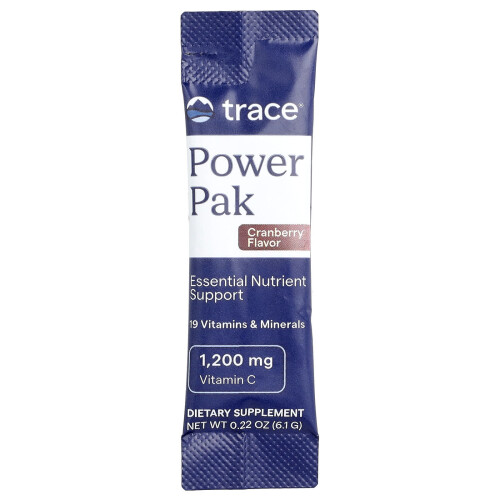 Trace Minerals Æ, Ηλεκτρολύτες Δυναμική PowerPak, Κρανμπέρι, 30 Πακέτα, 0,19 oz (5,3 γρ) Κάθε 2