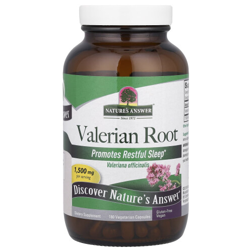 Nature's Answer, Ρίζα Βαλεριανού, 180 Vegetarian Capsules (500 mg per Capsule) 2