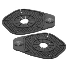 1Paire Protection Cache Trou Essuie-Glace PVC Noir Installation Facile