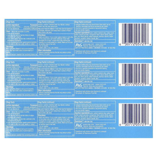 Crest Crest, Pro-Health, Fluoride Toothpaste, Clean Mint, 3 Pack, 4.3 oz (121 g) Each 2