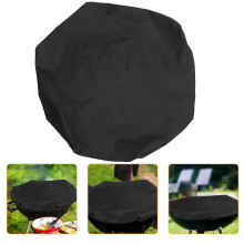 3Pcs Durable Black Oxford Cloth Bbq Covers Weatherproof Grill