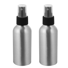 4Pièces Flacon Spray Portable Argenté Détachable Antifuite