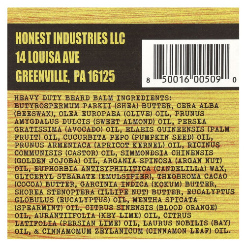 Honest Amish, Zware Beard Balsem, 4 oz (120 ml) 2