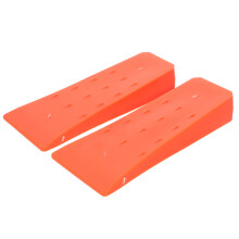 2Pièces En Plastique Orange Pour Abattage D'arbres Sécurisées
