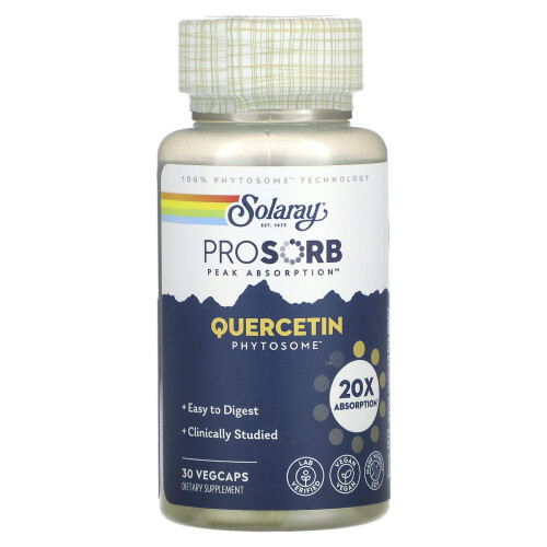 Solaray, Quercetin Phytosome, 30 VegCaps 2