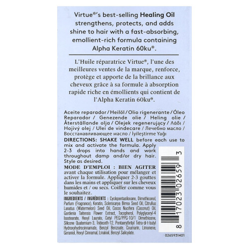 Virtue Labs, Correct, Geneesmiddelolie, 0,6 fl oz (20 ml) 2