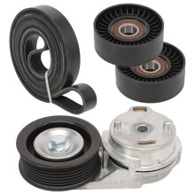 38382 Drive Belt Tensioner Pulley Assembly Kit for Ram 1500 2500 3500 2003-2008 53032130AA 53032130AC 38058