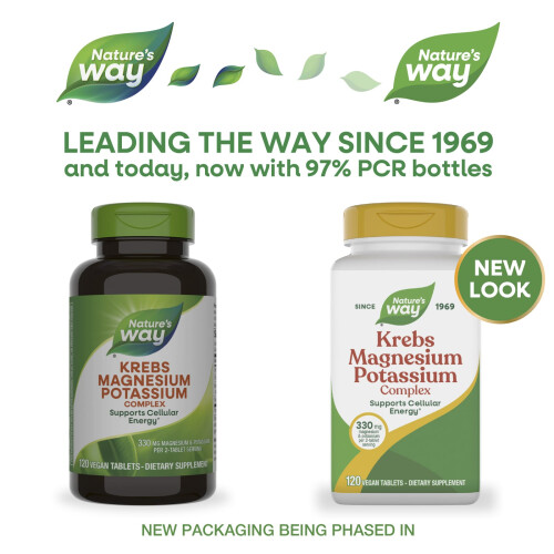 Nature's Way, Krebs Magnesium Potassium Complex, 120 Vegan Tablets 2