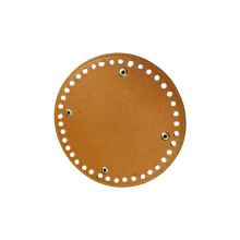 2Pièces Base Rigide Marron Avec Rivets Dorés Pour Renfort Sac DIY