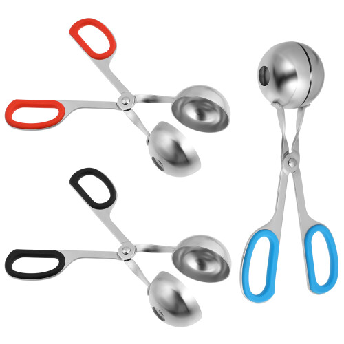 9Pcs Stainless Steel Meatball Maker Tool Multi-Use Kitchen Scoop Set