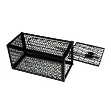 (Black,28x15x15cm)Cage d'appât automatique de contrôle piège à souris rat rat en fer attrape animal rongeur souris
