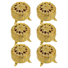 18Pièces Boîtes Cadeaux Dorées Élégantes Pour