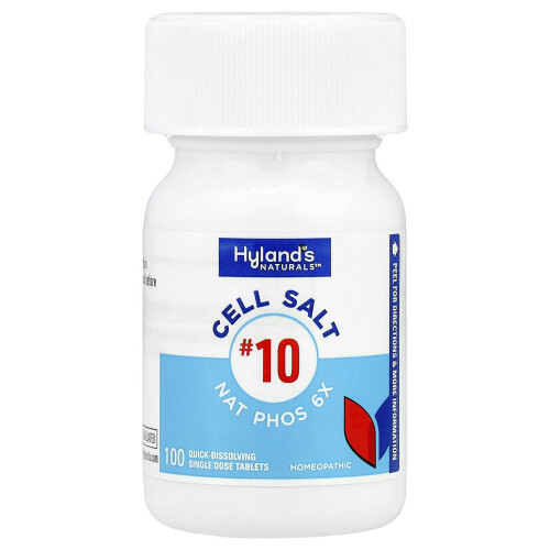 Hyland's Naturals, Cell Salt #10 , 100 Ταχεία-Διαλύουσα Μονό Σουπερμαρκά Συσκευασία 2