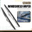 2Pcs 12inch Car Front Windshield Wipers Polished Front Windshield Wiper Blades Car Universal Replacement Parts 5