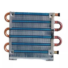Miniatuurcondensor Luchtgekoelde Koperen Buisvinradiator Verdamper Verwarming Waterkoeling Radiator Accessoires 1x6x120mm