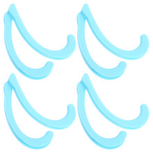 4Pairs Blue Mask Ear Strap Hooks Durable Silicone Mask Supplies