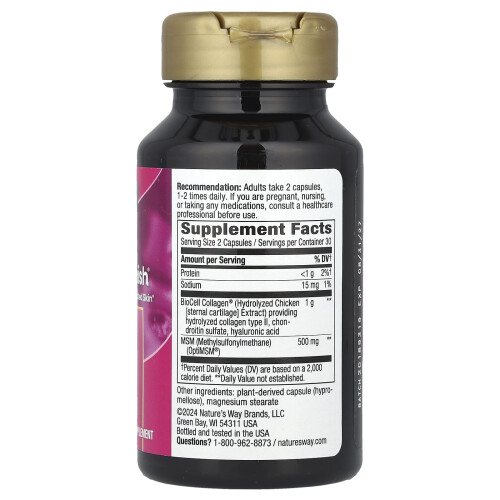 Nature's Way, Hydraplenish OptiMSM, 60 Tablettia 1
