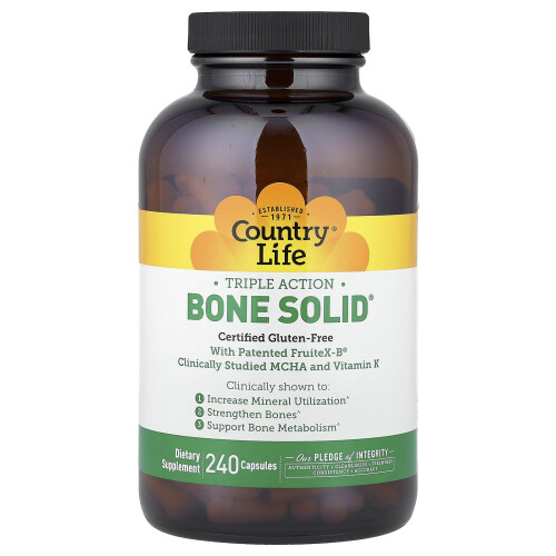 Country Life, Triple Action Bone Solid, 240 Capsułek 2