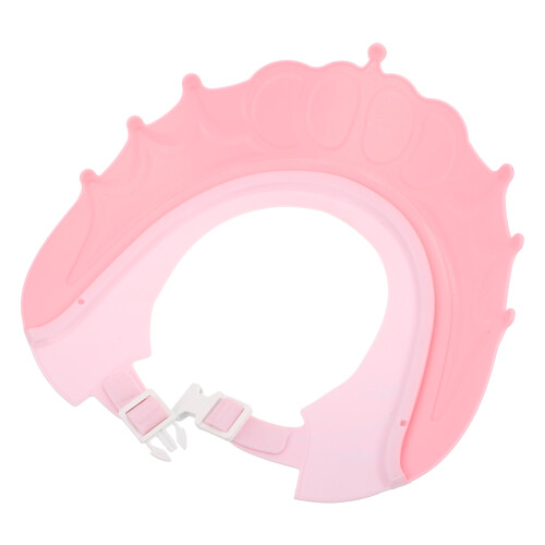 2Pièces Casquette Bain Rose Ajustable Silicone Douce Protège Eau