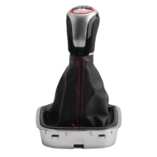 Style Gear Shift Knob for 6r 6c Hatchback Sedan 2011-2019 Level Change Knob with Gaiter Boot Cover 5 Speed