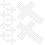 50Pcs Plastic Cross Stitch Canvas Sheets White Grid for DIY Embroidery 1