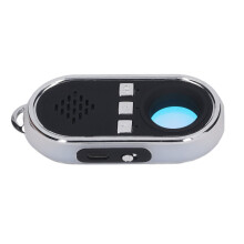 Détecteur de caméra infrarouge avec alarme sonore et visuelle, sans fil, LED noire