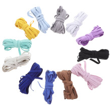 36Pcs Elastic DIY Straps Colored Fine Elastics for Clothing and Decor