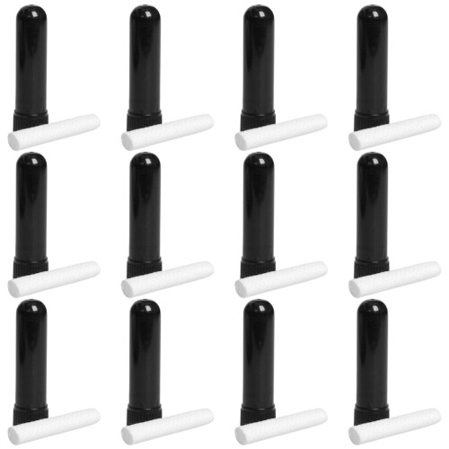 36Pièces Inhalateurs PP Noir Confortable Pour
