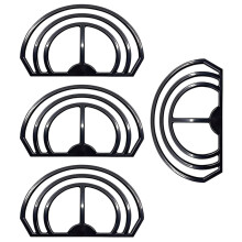 8Pièces Shaper Bord Casquette Portable Noir Usage Facile