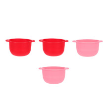 8Pcs Silicone Folding Waxing Bowls - Large Capacity Hair Removal Tool