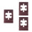 3Pièces Porte-Image Puzzle Marron Pour Affichage Sans Mains Durable 5