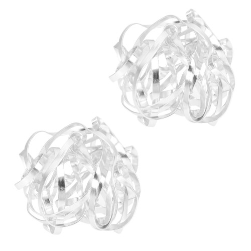 4Pcs Premium Silver Flower Arrangement Cage Mesh Floral Fixing Tools