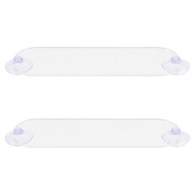 4Pcs Clear Car Tag Holder with Suction Cups Acrylic Windshield Mount