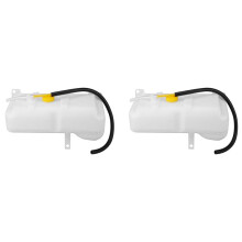 2X Coolant Reservoir Tank Car Coolant Overflow Bottle Dual Pipe Tank for Auto Patrol GQ/ Maverick 88-94