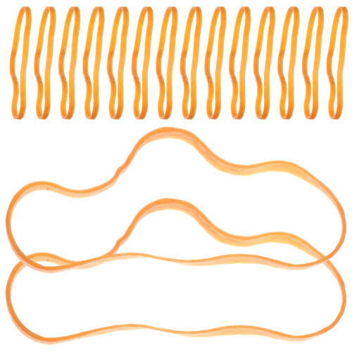1Ensemble Bandes Caoutchouc Orange Épaisses Usage Polyvalent