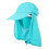 5Pcs Blue Portable Large Sun Hat Neck Protective Hat for Camping 1