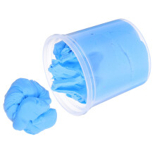 3Pcs Stretchy Sky Blue Fluffy Clay Non-Stick Stress Relief Toy