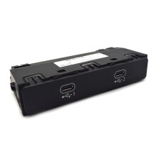 Car Center Console Type-C Double Sockets Charging Port Unit Module 4N1035736, 4N1 035 736 for A6 Allroad 2019-2024