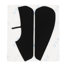 1Paar Zwarte Siliconen Mouse Grip Tape Anti-Slip Voor Computer Gaming