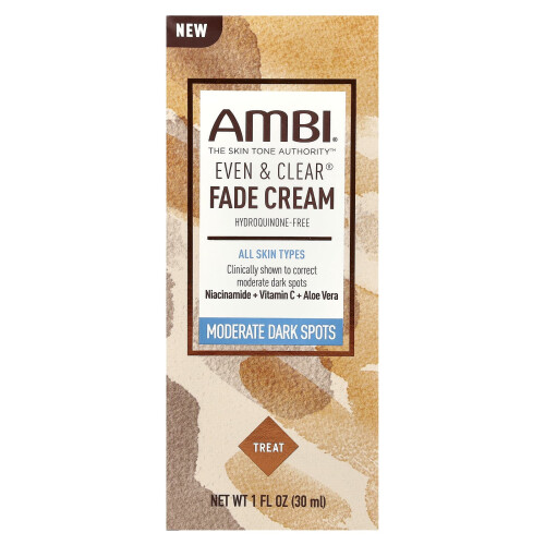AMBI, Even & Clear, Fade Κρέμα, 1 fl oz (30 ml) 1