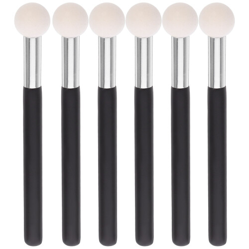 24St Mushroom Head Concealer Brushes, Draagbaar, Multi Kleur, Hout