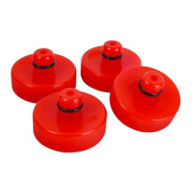 Red Reinforced Jack Pad for Model 3 Y S X 2017-2024 Rubber Lifting Jacking Adapter Stand Chassis Pinch Weld