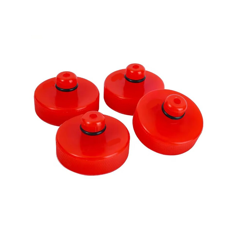Reinforced Jack Pad For Model 3 Y S X 2017-2024 Rubber Lifting Jacking Adapter Stand Chassis Pinch Weld Red 6031515035243
