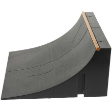 3St Vingerskateboard Speelset Plastic Kind Skatepark Zwart Duurzaam