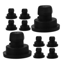 36Pcs Black Rubber Feet Replacement for Rice Cooker Air Fryer Home Use