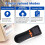 Portable   Scanner 1D/2D Code Wireless Barcode Scanner with Large Screen Display Storage 6