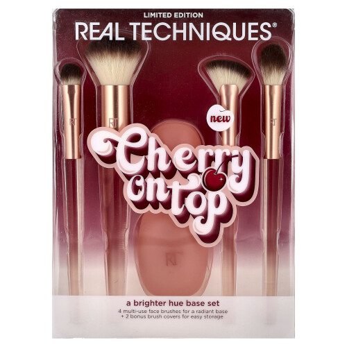 Real Techniques Real Techniques, Cherry On Top, A Brighter Hue Base Set, 6 Piece Set 1