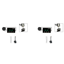 2X Controller Della Risposta 'Acceleratore 9 Modalità di Guida Acceleratore da Corsa Potente Accessorio per la Messa A Punto del Booster (821)